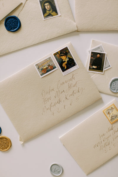 The Benefits of Hand-Canceling Postage for Handmade Paper