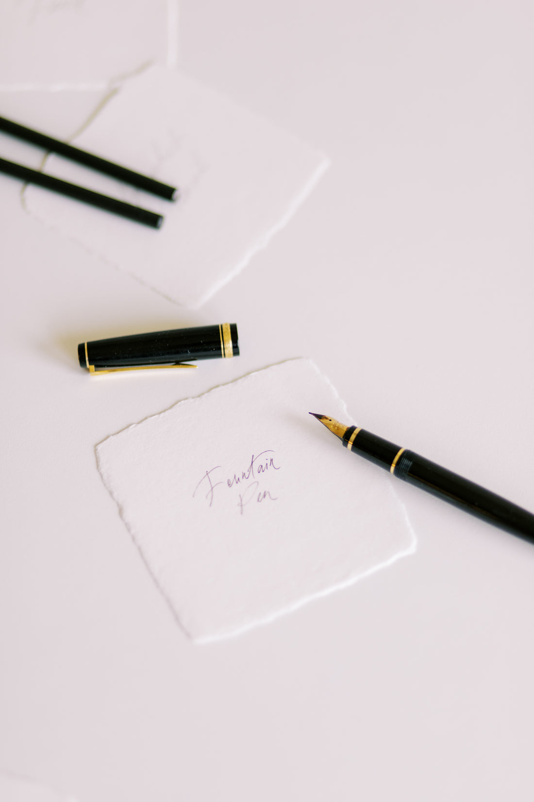 Handmade paper calls for an exceptional pen. It's not just about putting ink to paper; it's a symphony of nibs and textures that culminate in a masterpiece.