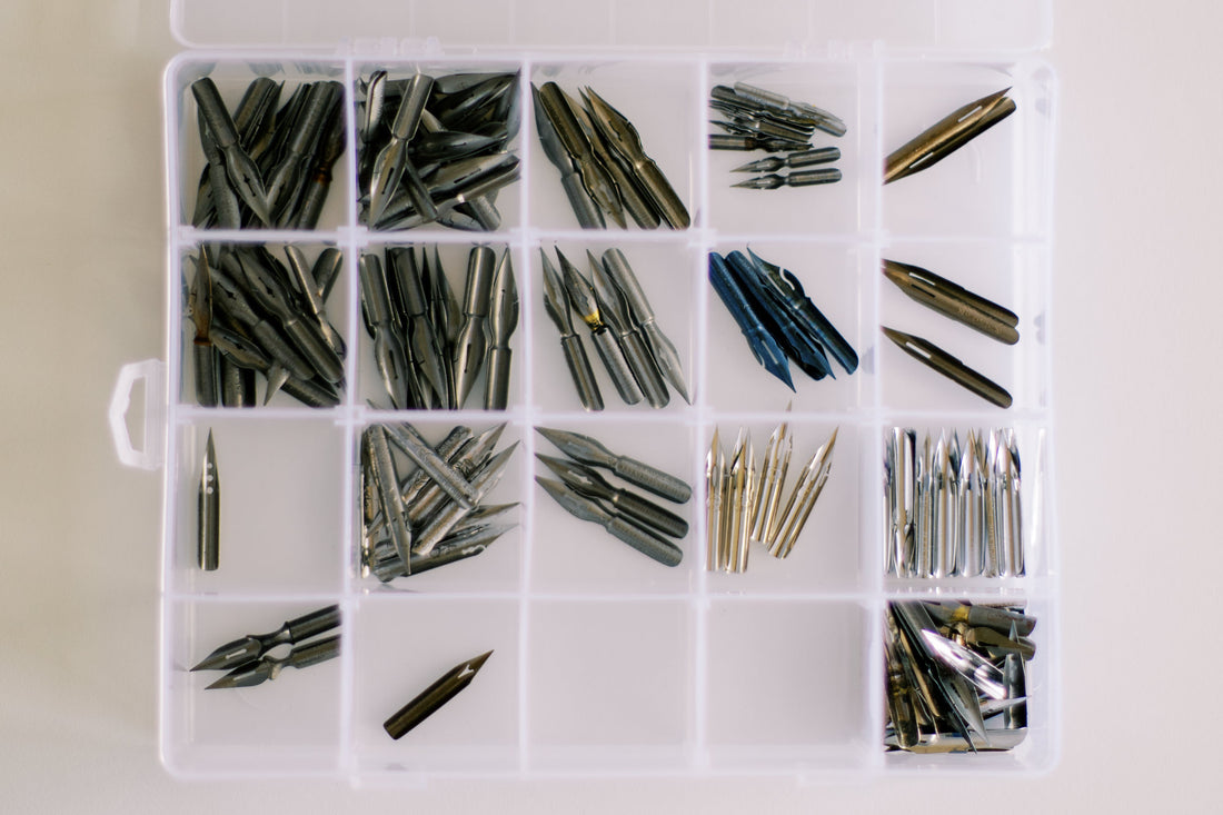 Embark on an artistic journey with handmade paper, mastering calligraphy by finding the right combination of ink and nib for your unique creations.