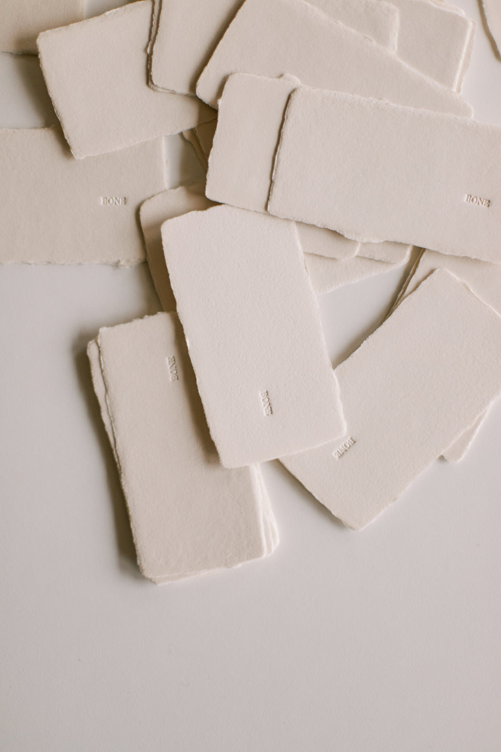 Colour Sample BONE / Handmade Paper Swatch