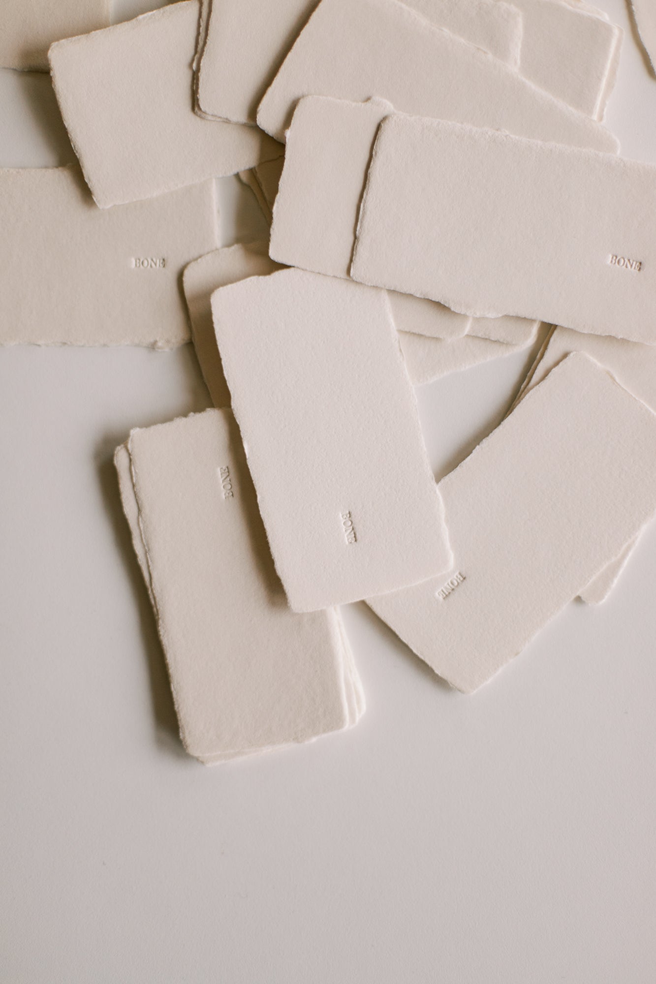 Colour Sample BONE / Handmade Paper Swatch