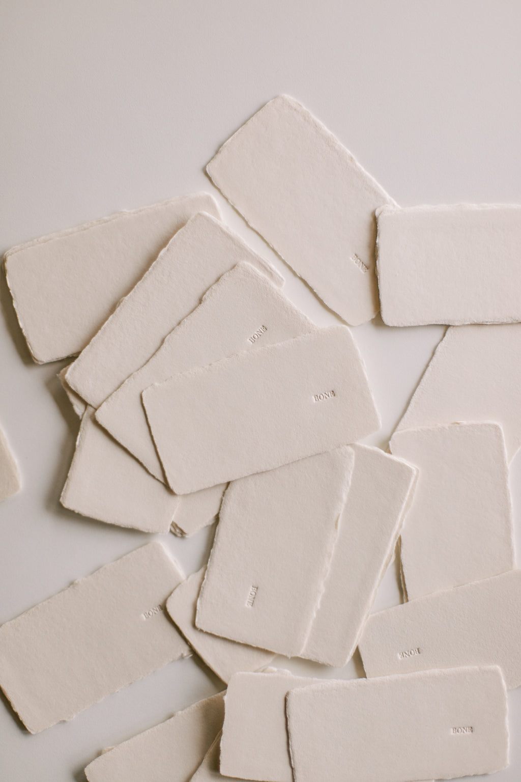 Colour Sample BONE / Handmade Paper Swatch