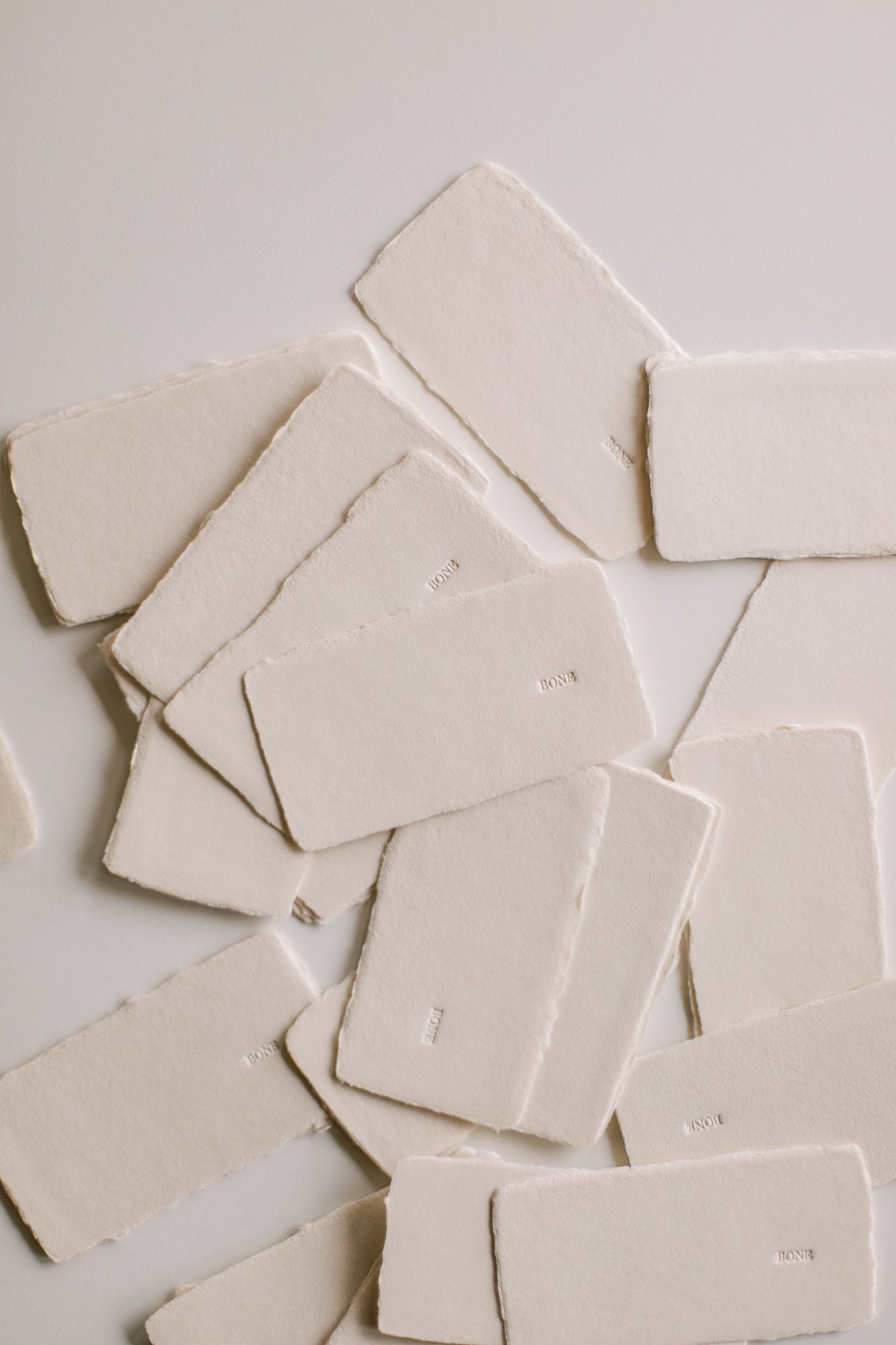 Colour Sample BONE / Handmade Paper Swatch