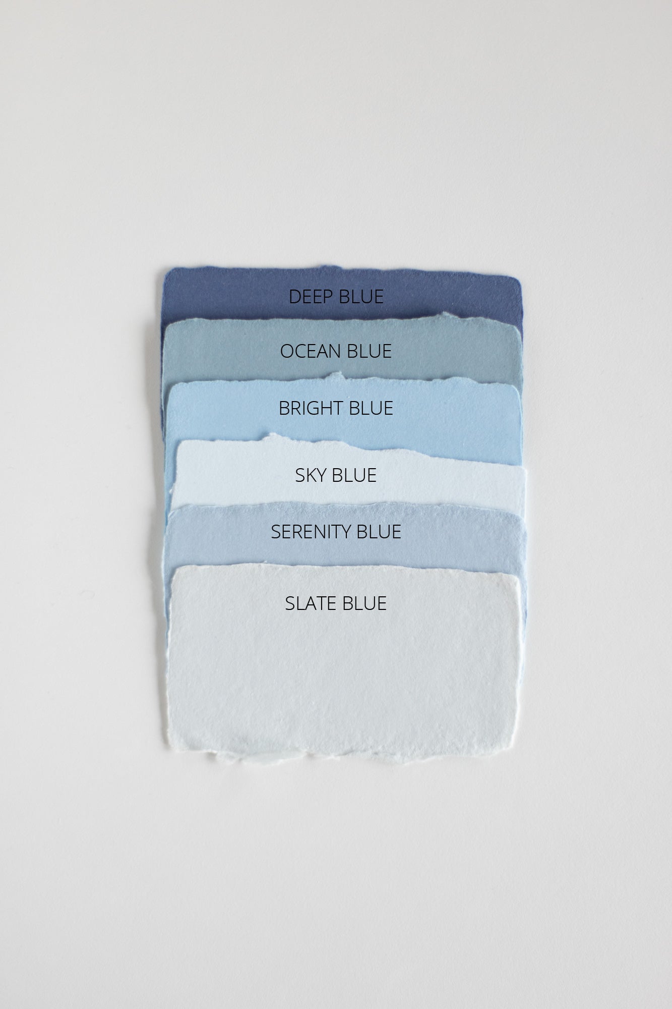 Serenity Blue DIN A6 Sheets