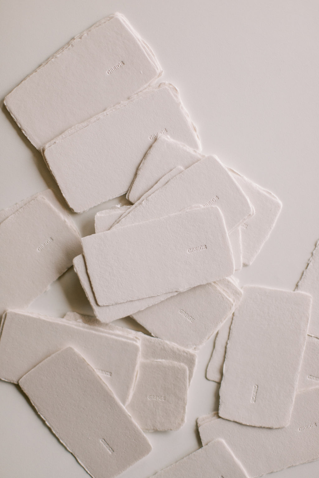 Colour Sample GREIGE / Handmade Paper Swatch