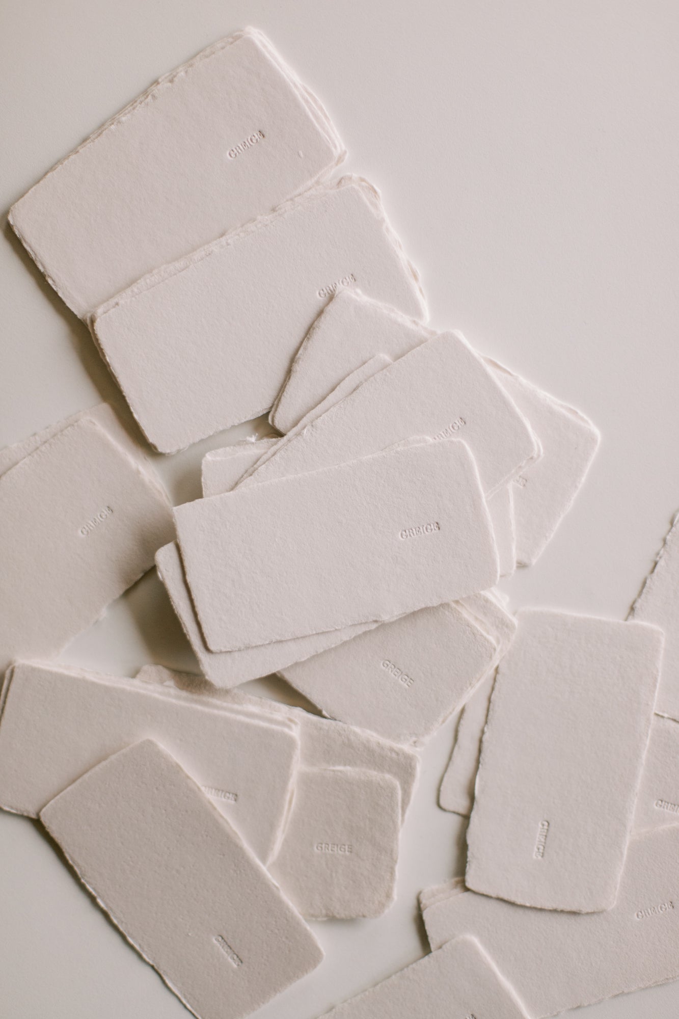 Colour Sample GREIGE / Handmade Paper Swatch