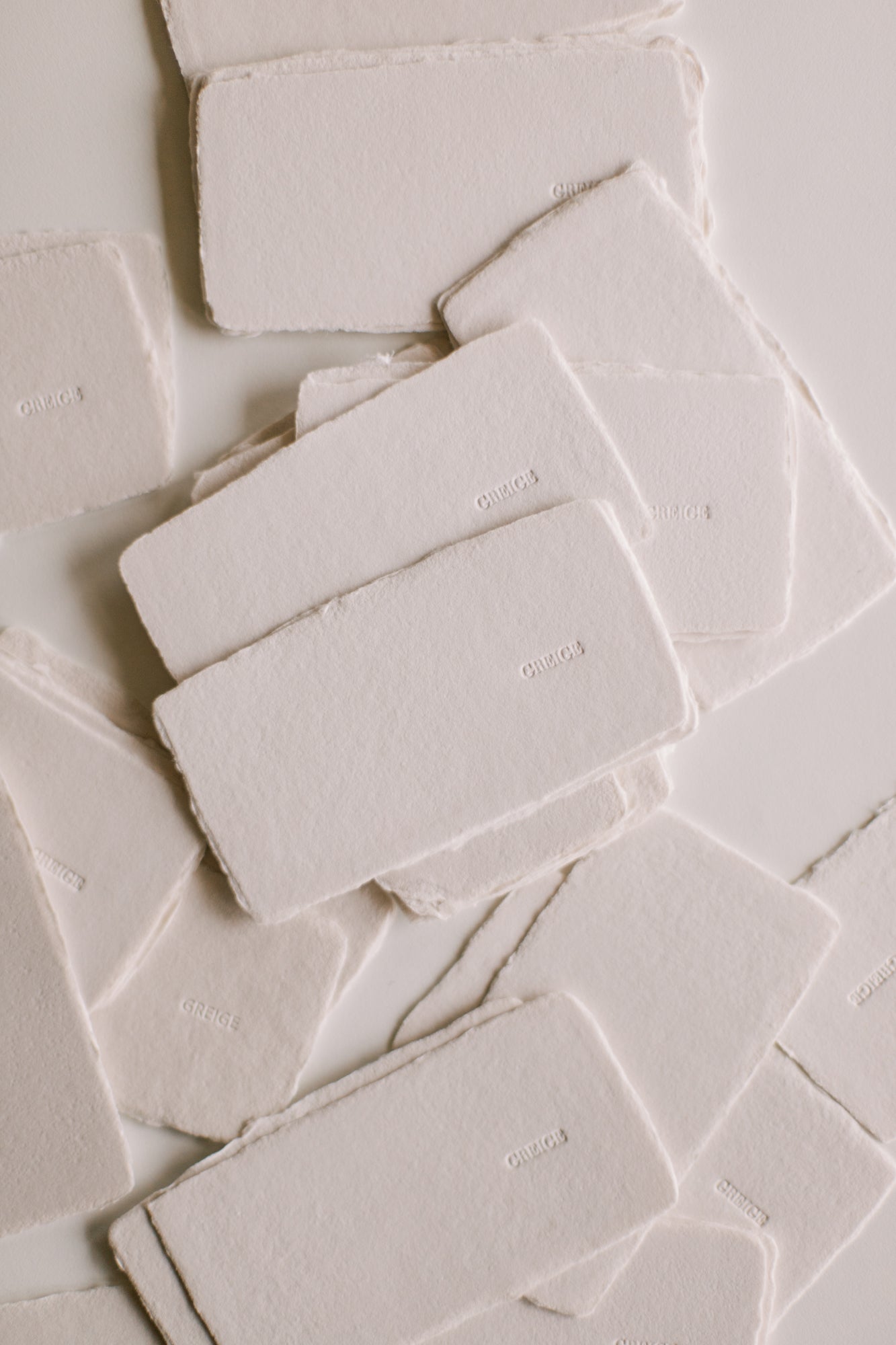 Colour Sample GREIGE / Handmade Paper Swatch