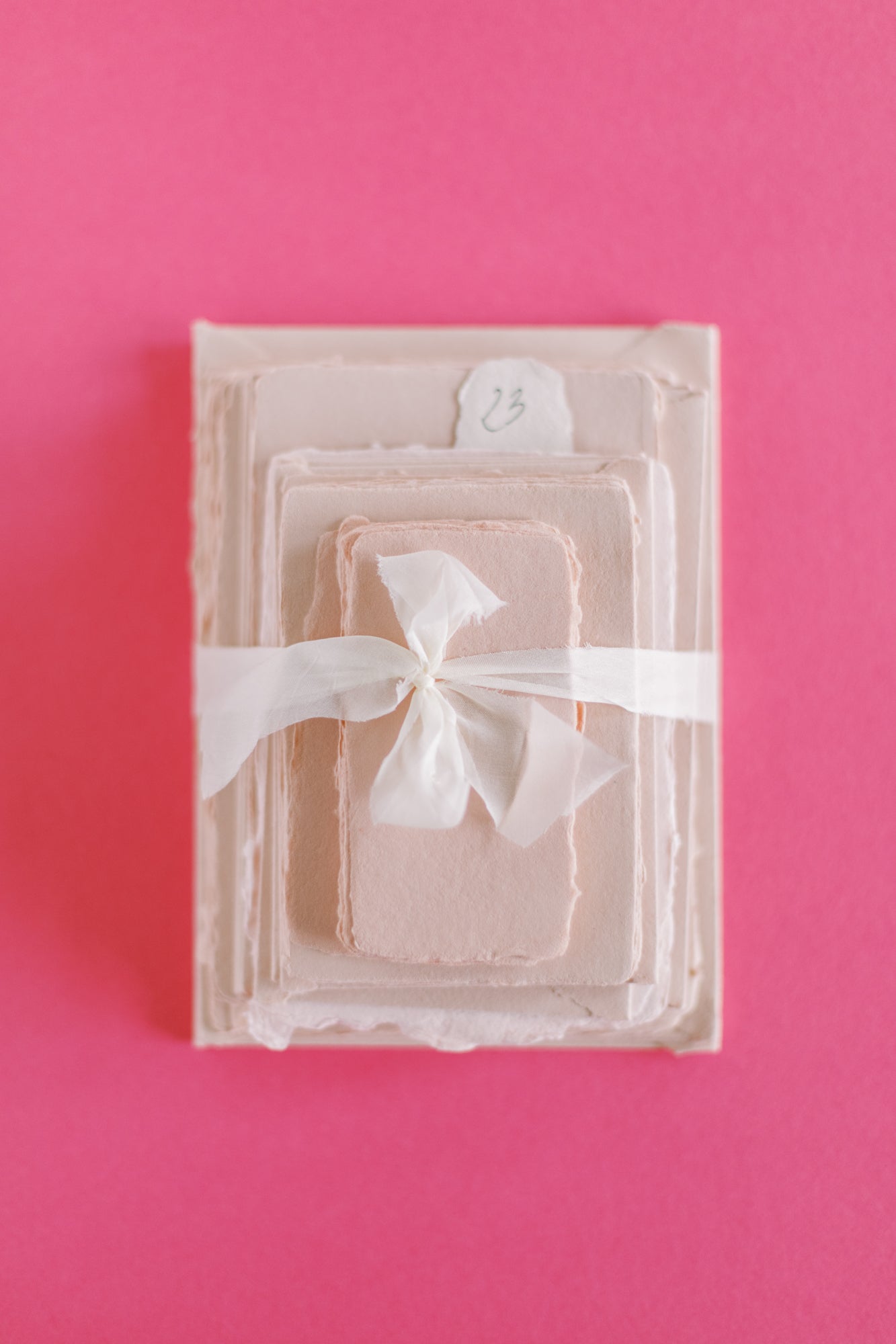 Palette – Petal Blush Handmade Paper Bundle 23 | Sheets & Envelopes