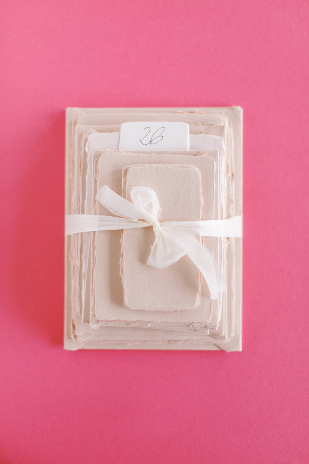 Palette – Petal Blush Handmade Paper Bundle 26 | Sheets & Envelopes