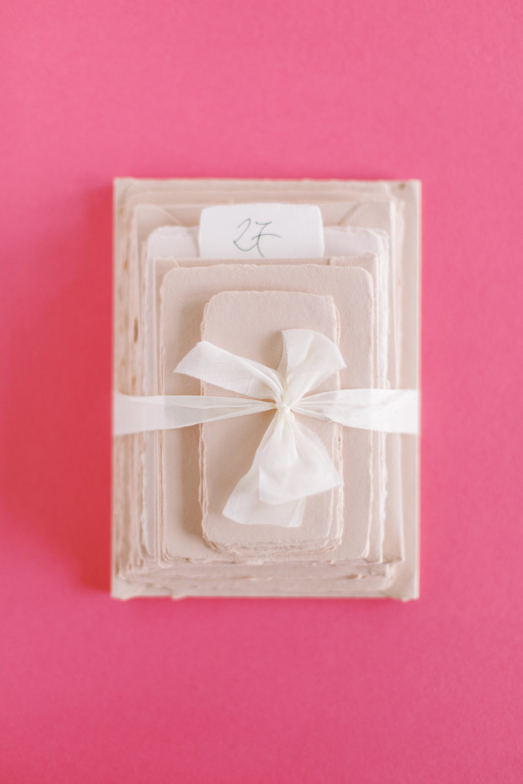 Palette – Petal Blush Handmade Paper Bundle 27 | Sheets & Envelopes