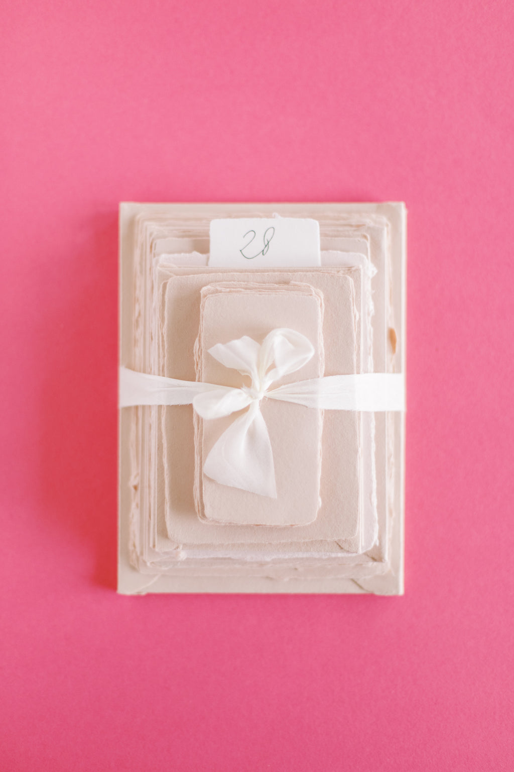 Palette – Petal Blush Handmade Paper Bundle 28 | Sheets & Envelopes