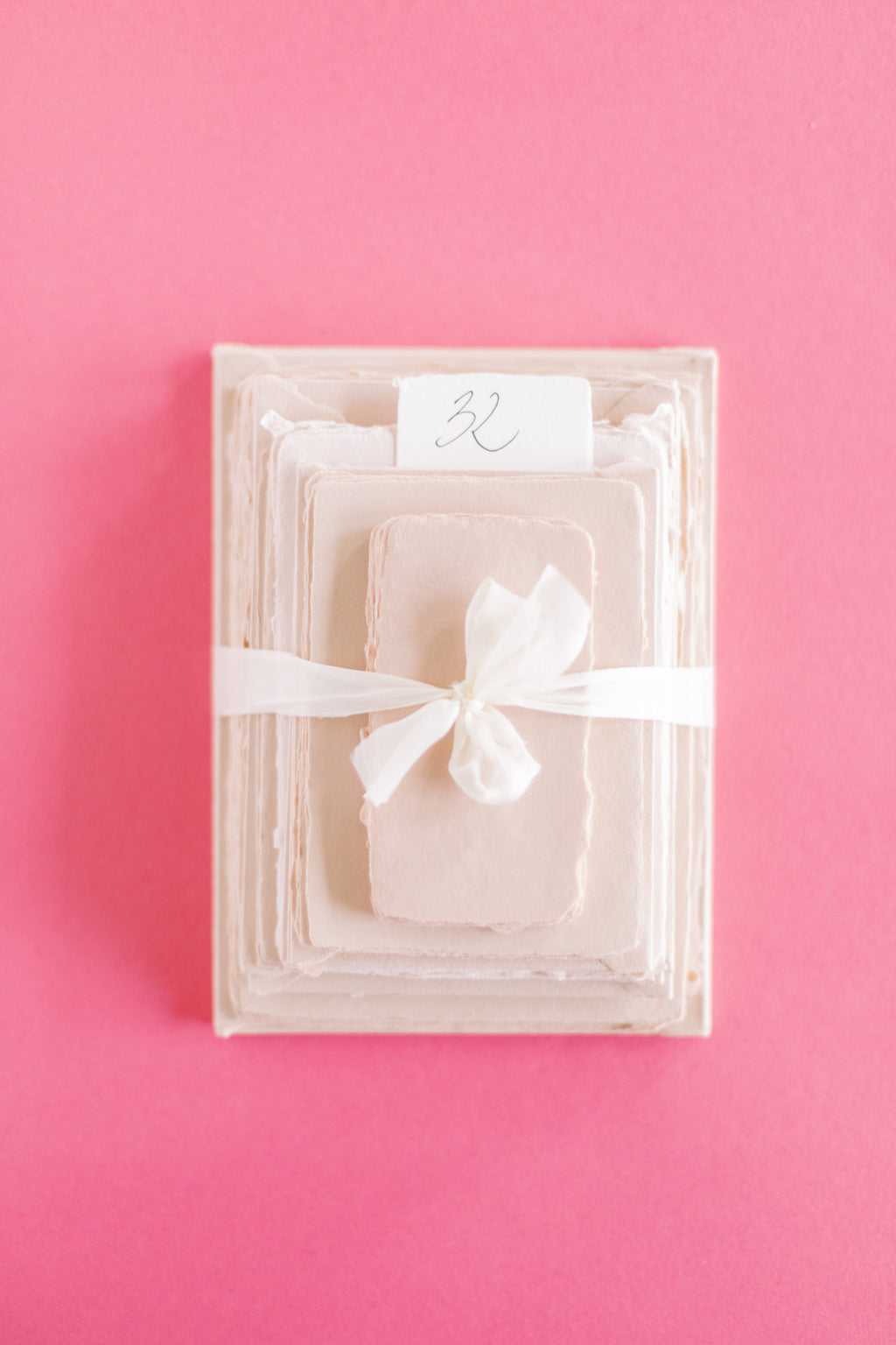 Palette – Petal Blush Handmade Paper Bundle 32 | Sheets & Envelopes