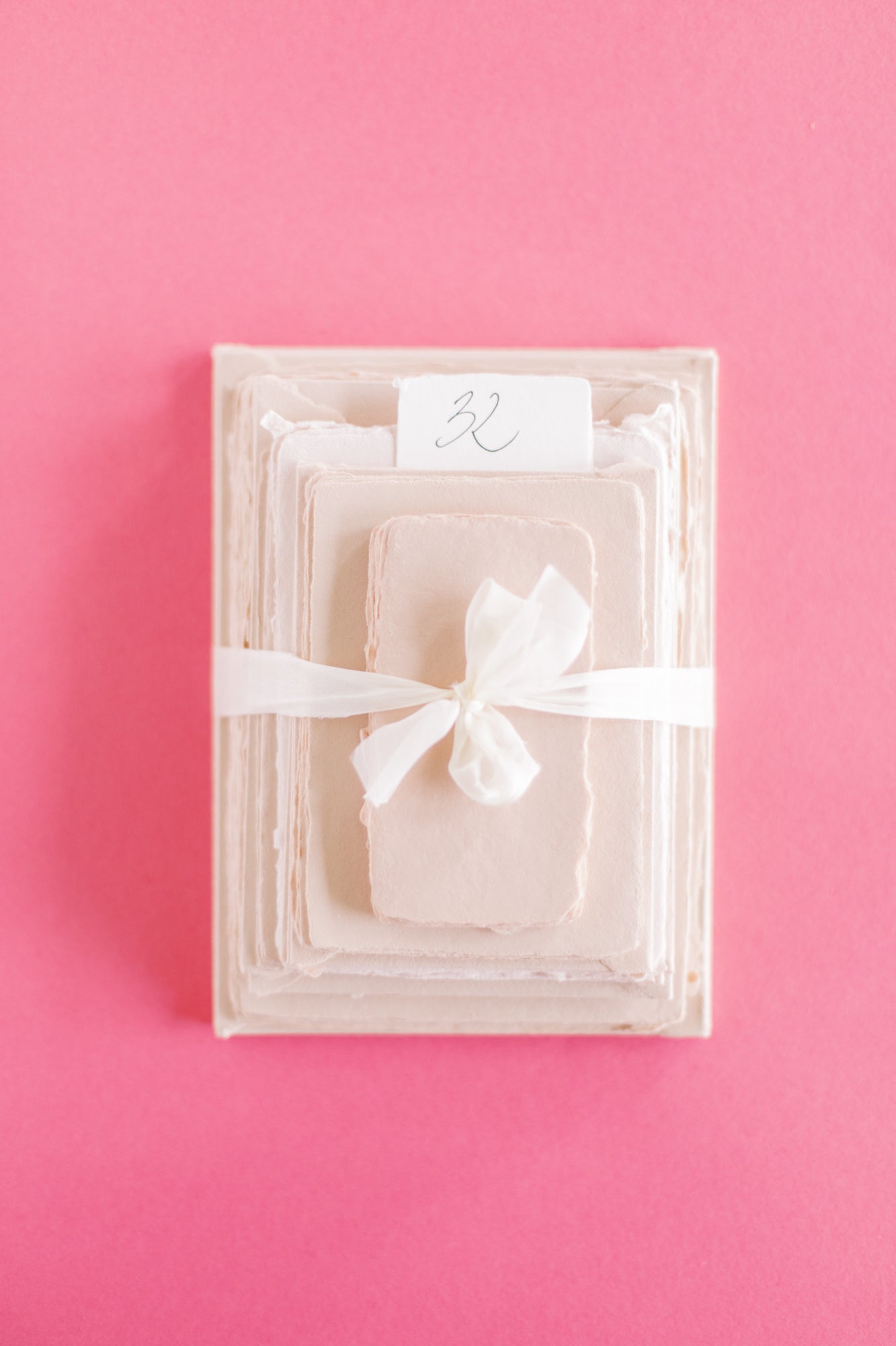 Palette – Petal Blush Handmade Paper Bundle 32 | Sheets & Envelopes