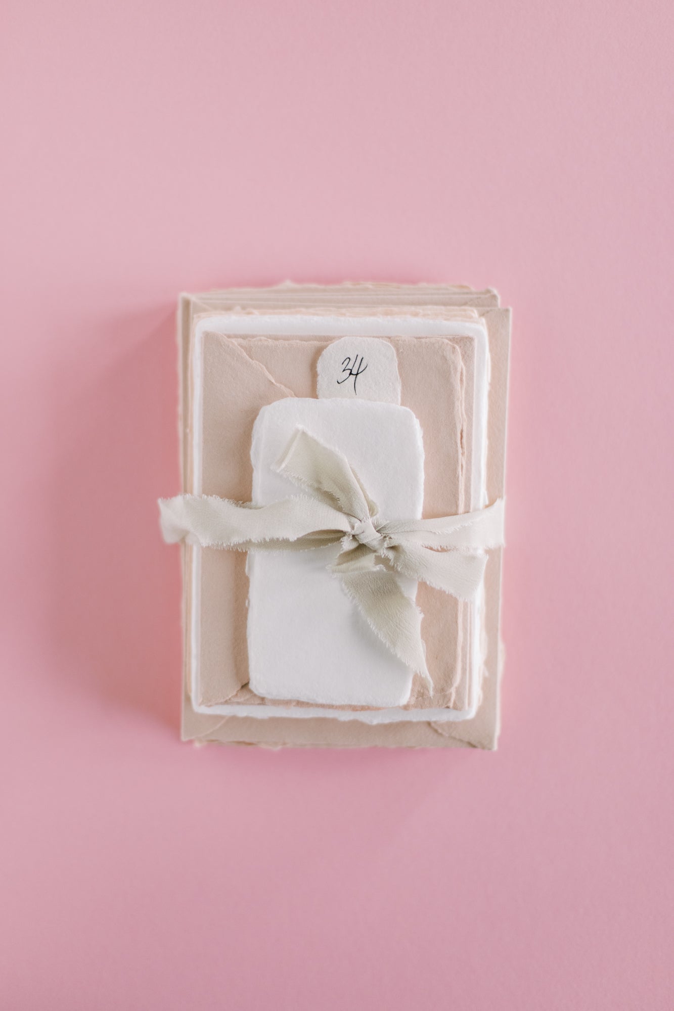 Palette – Petal Blush Handmade Paper Bundle 34 | Sheets & Envelopes