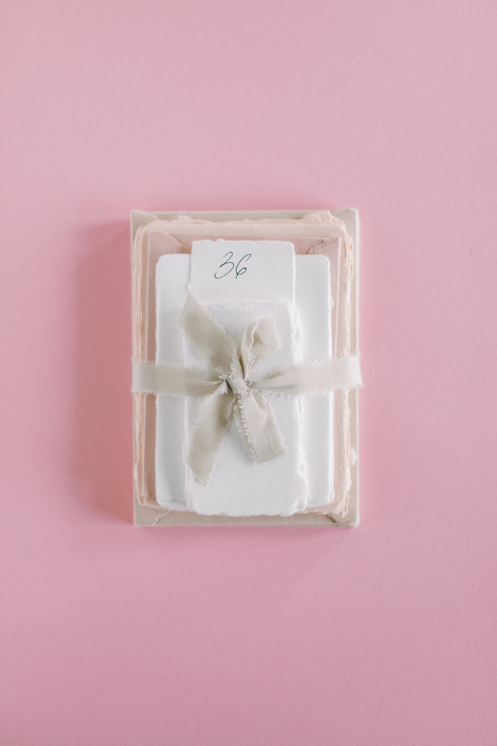 Palette – Petal Blush Handmade Paper Bundle 36 | Sheets & Envelopes