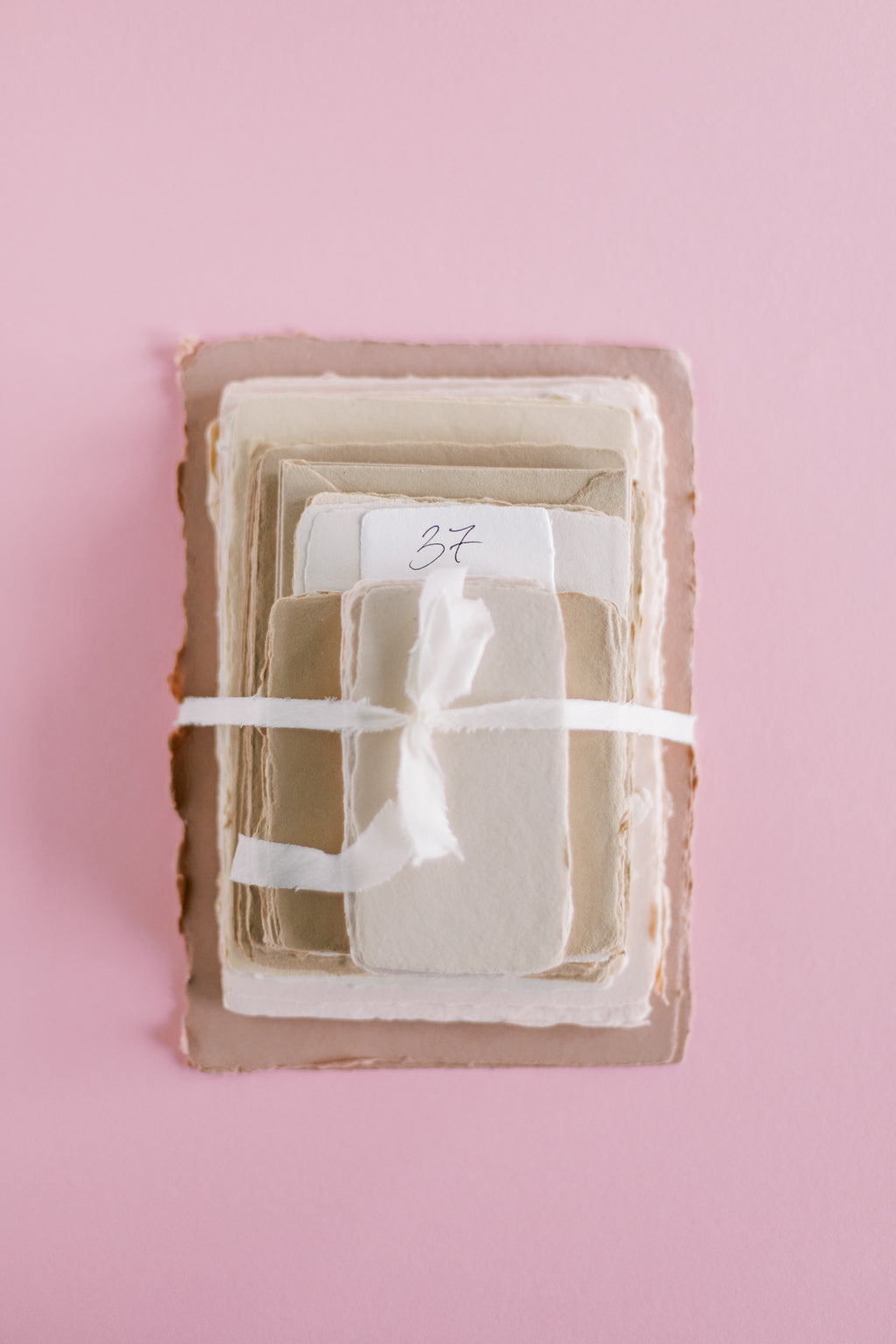 Palette – Petal Blush Handmade Paper Bundle 37 | Sheets & Envelopes