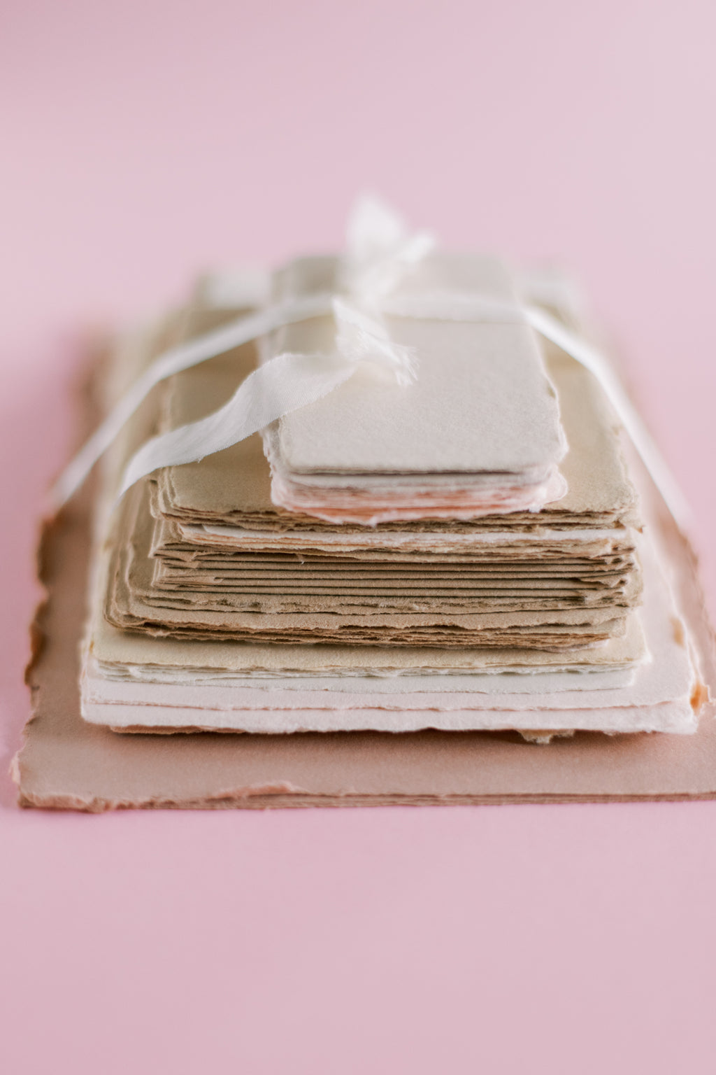 Palette – Petal Blush Handmade Paper Bundle 37 | Sheets & Envelopes