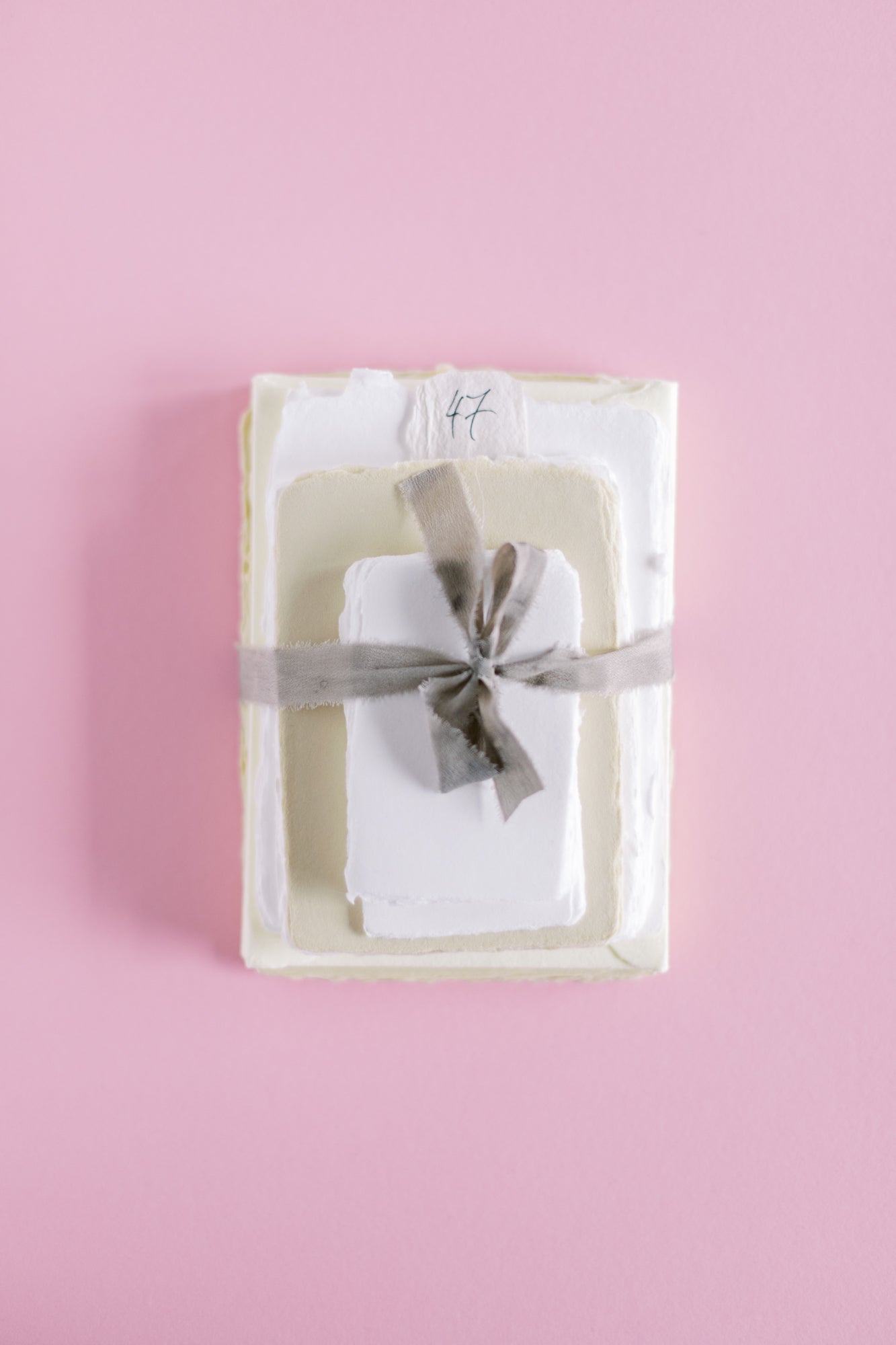 Palette – Lemon Cream Handmade Paper Bundle 47 | Sheets & Envelopes