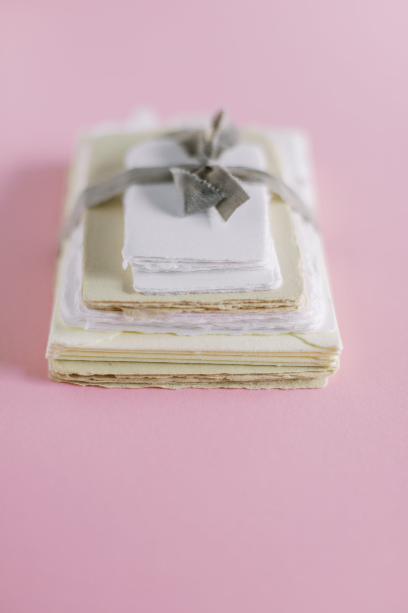 Palette – Lemon Cream Handmade Paper Bundle 47 | Sheets & Envelopes