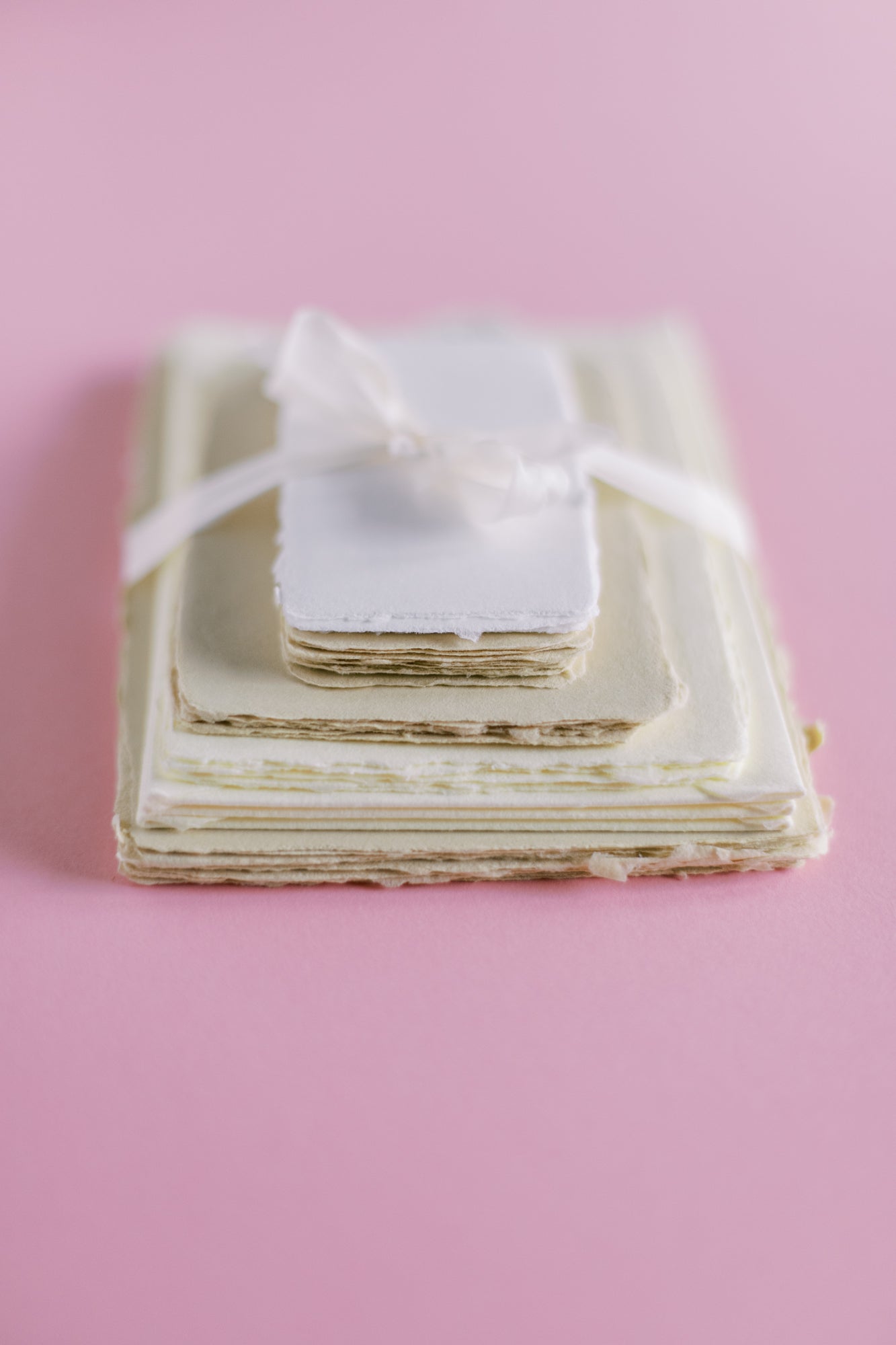 Palette – Lemon Cream Handmade Paper Bundle 48 | Sheets & Envelopes