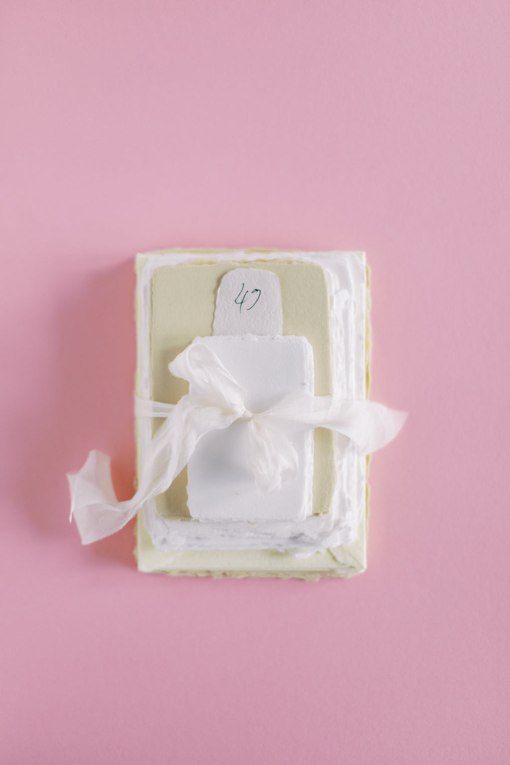 Palette – Lemon Cream Handmade Paper Bundle 49 | Sheets & Envelopes