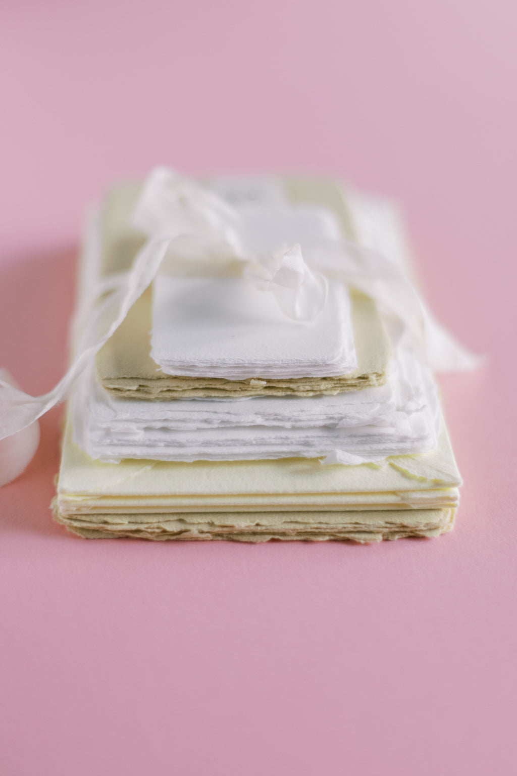 Palette – Lemon Cream Handmade Paper Bundle 49 | Sheets & Envelopes