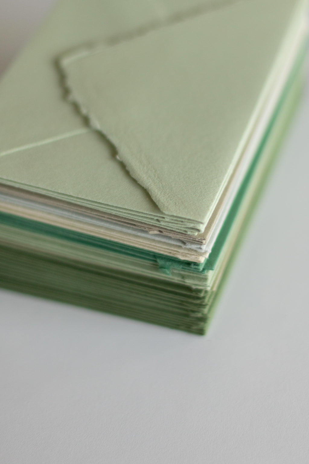 Shades of Green DIN C6 Envelopes