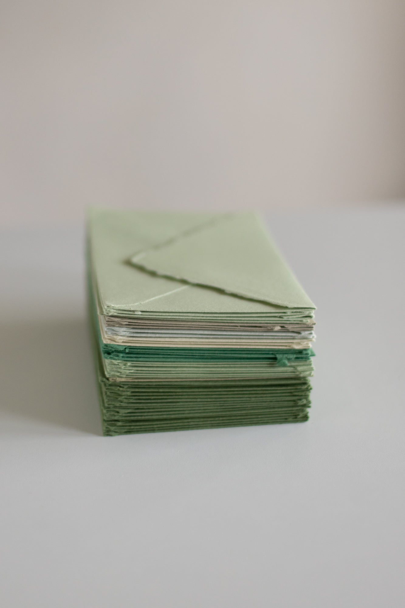 Shades of Green DIN C6 Envelopes