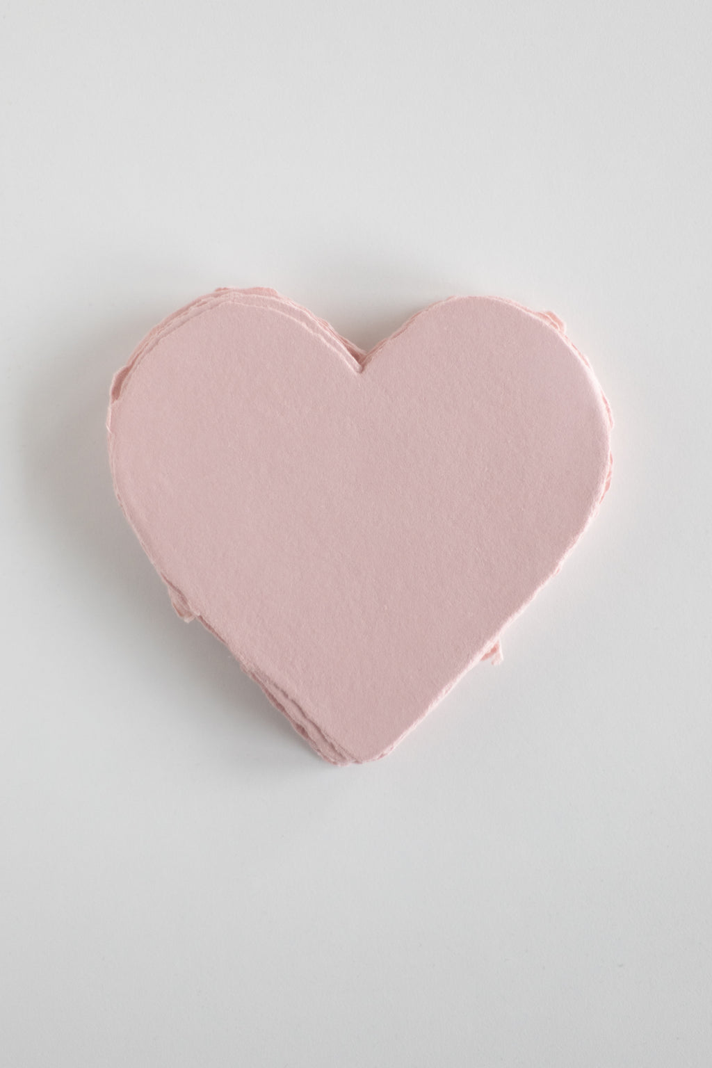 Dusty Rose Heart Sheets 14x14cm