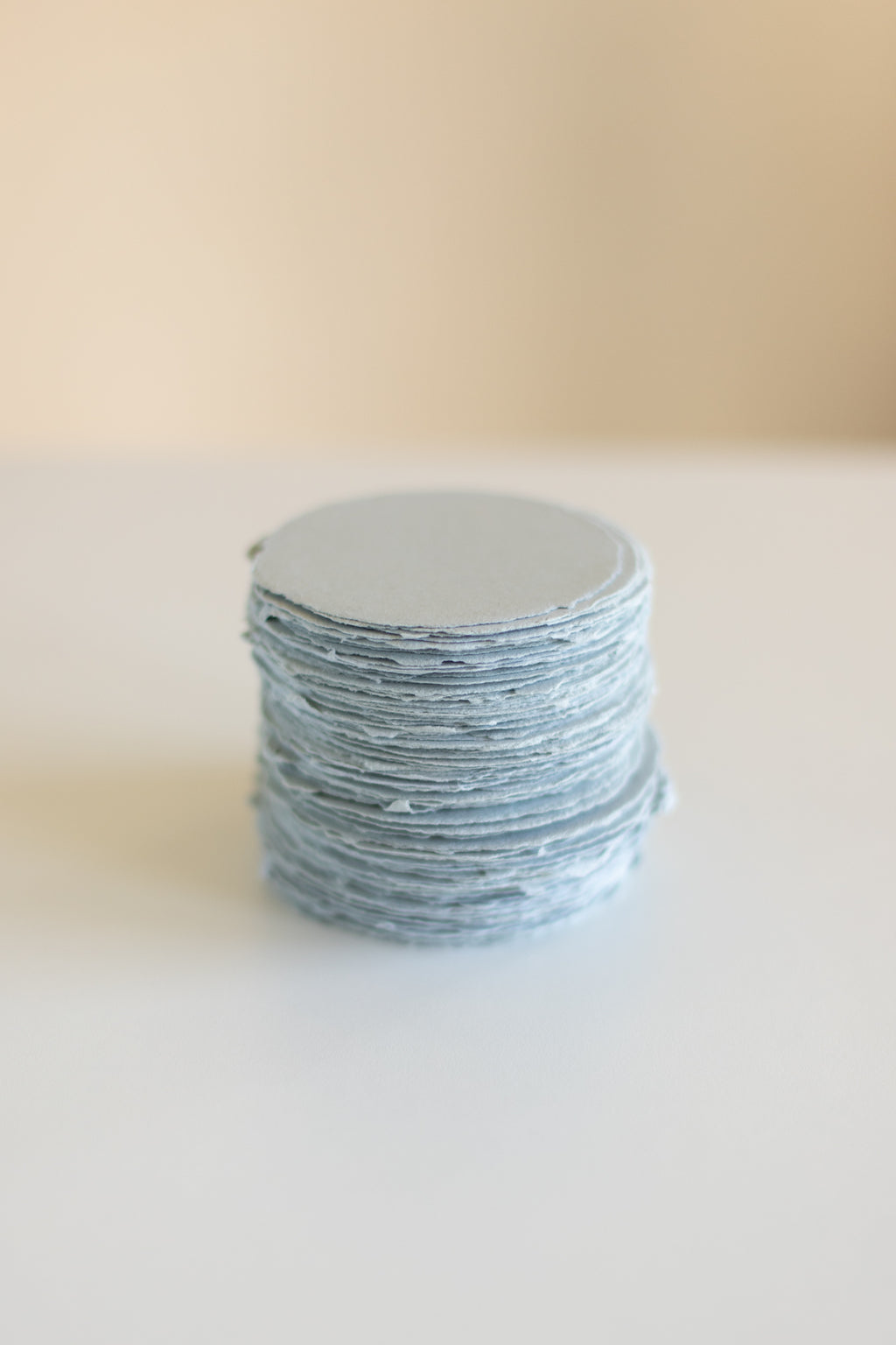 Steel Blue Circle Sheets 8cm