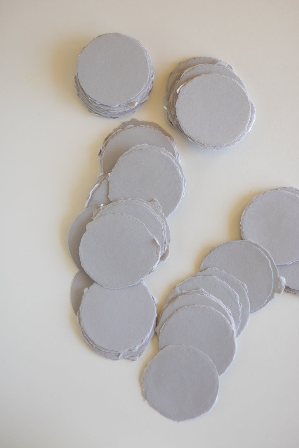 Cool Grey Circle Sheets 8cm