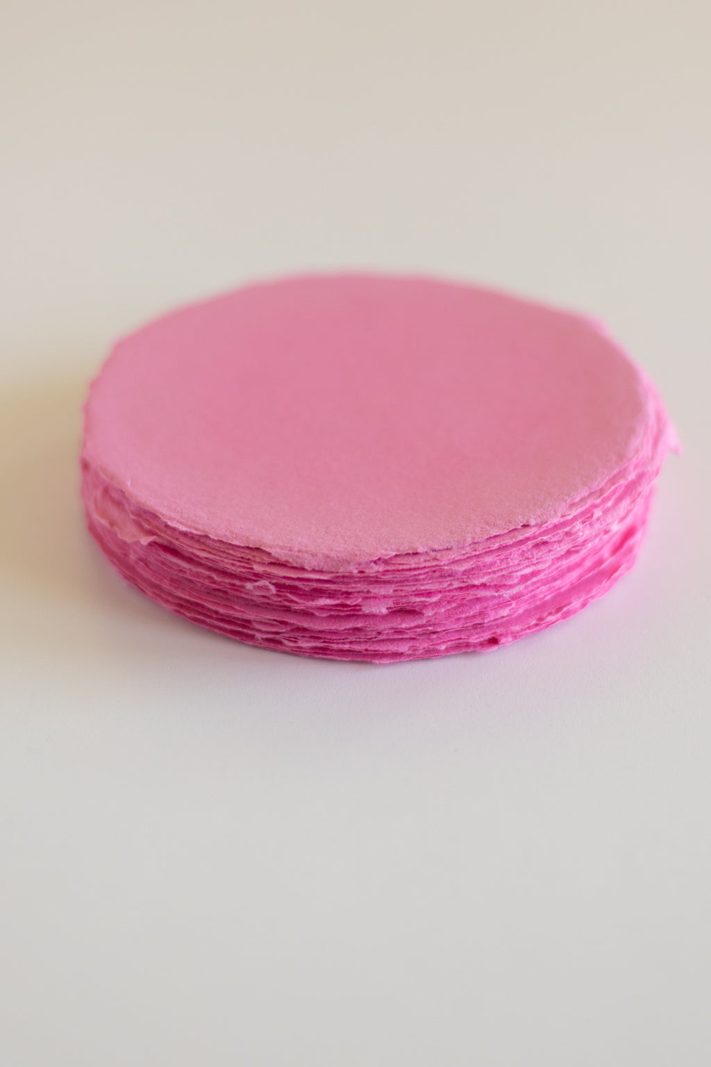 Deep Pink Circle Sheets 14cm