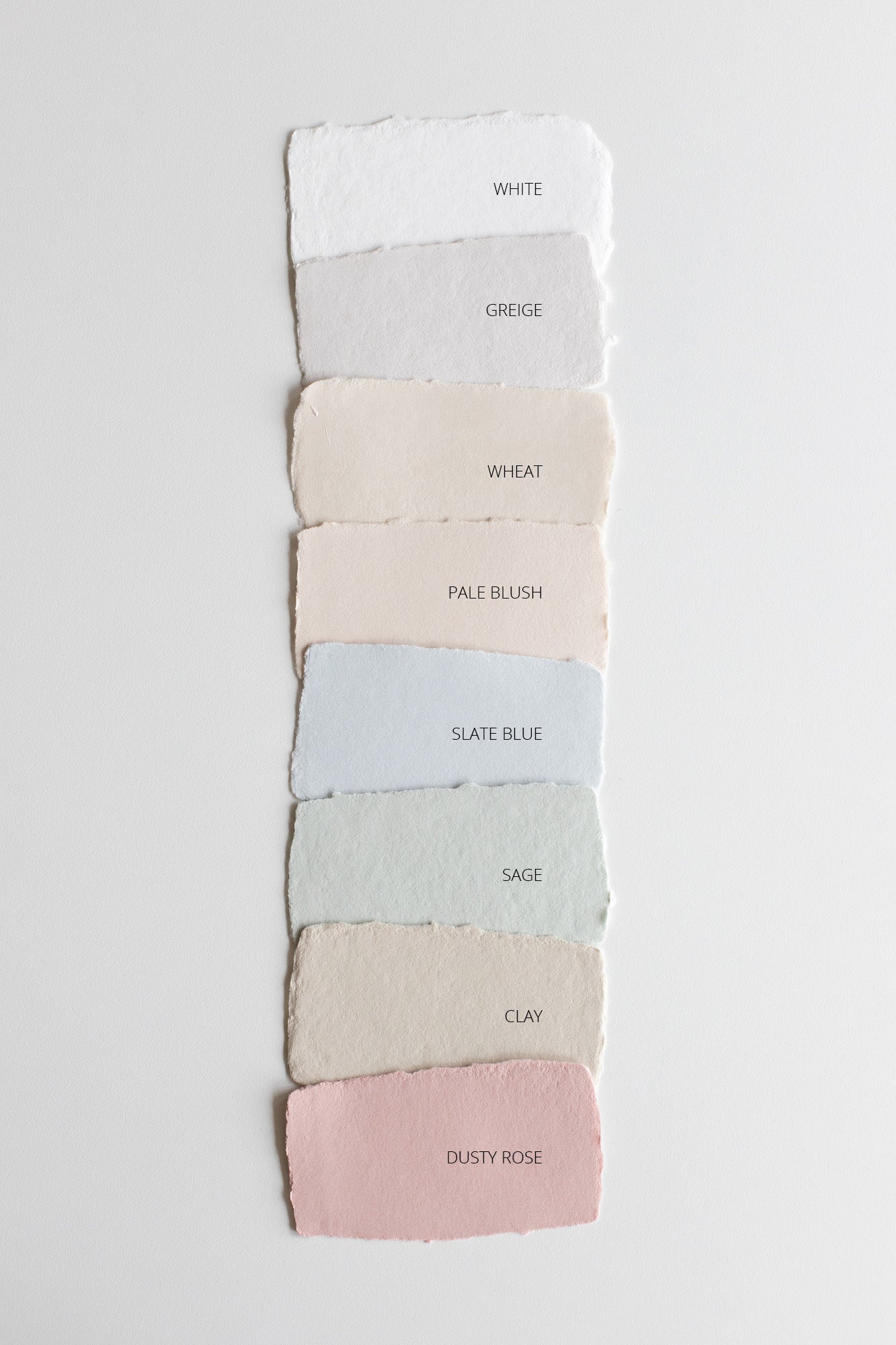 Pale Blush Menu Sheets / MADE TO ORDER