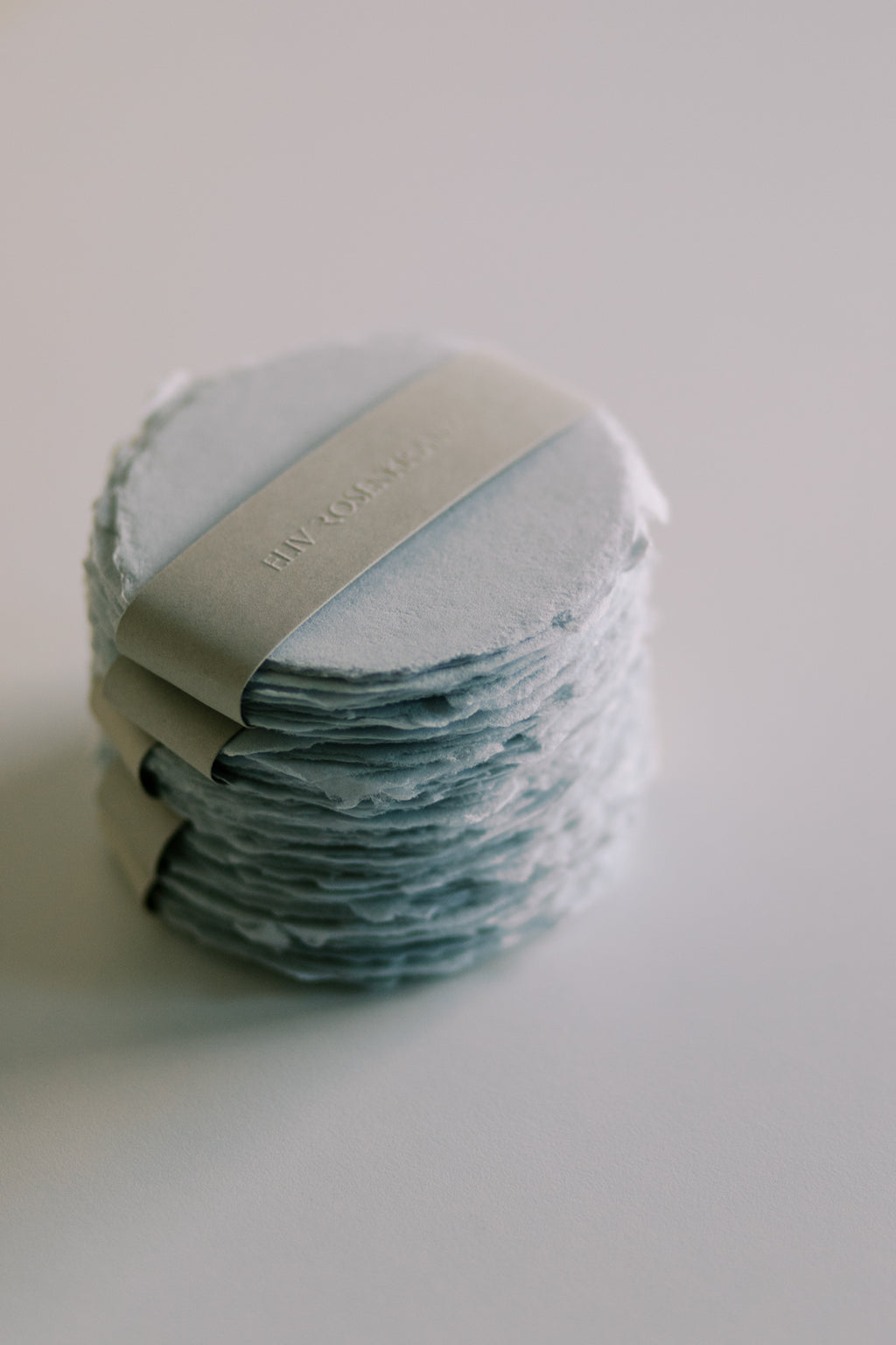 Slate Blue Circle Sheets 8cm