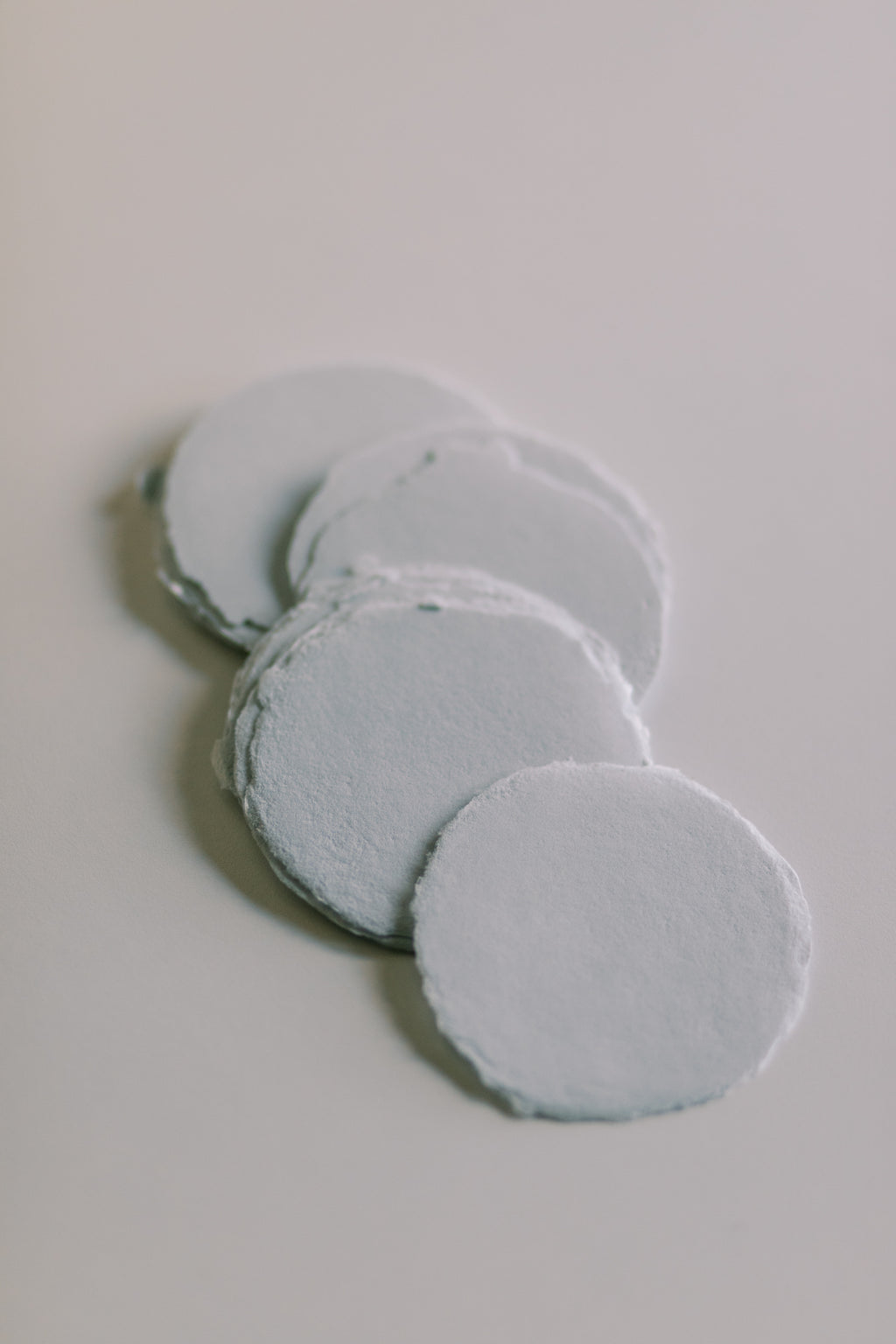 Slate Blue Circle Sheets 8cm