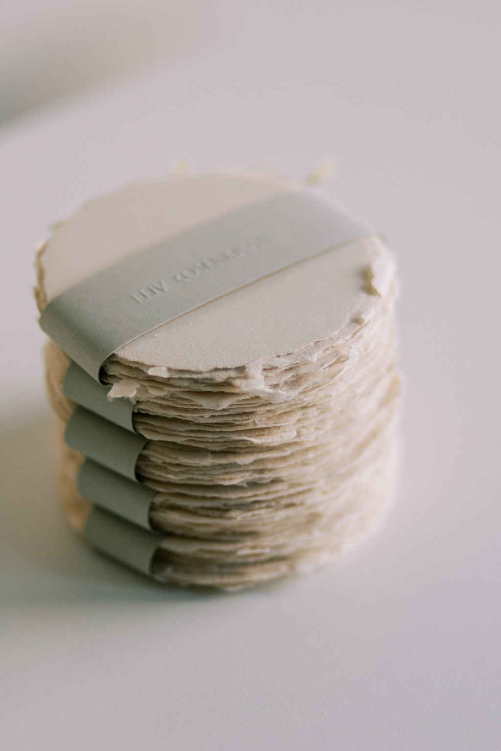 Pale Blush Circle Sheets 8cm