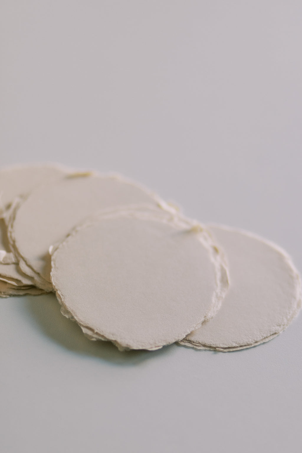 Pale Blush Circle Sheets 8cm