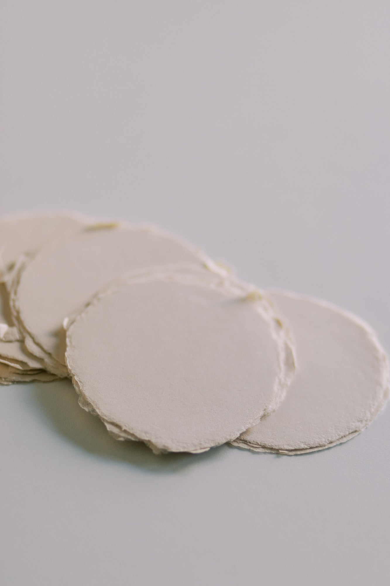 Pale Blush Circle Sheets 8cm