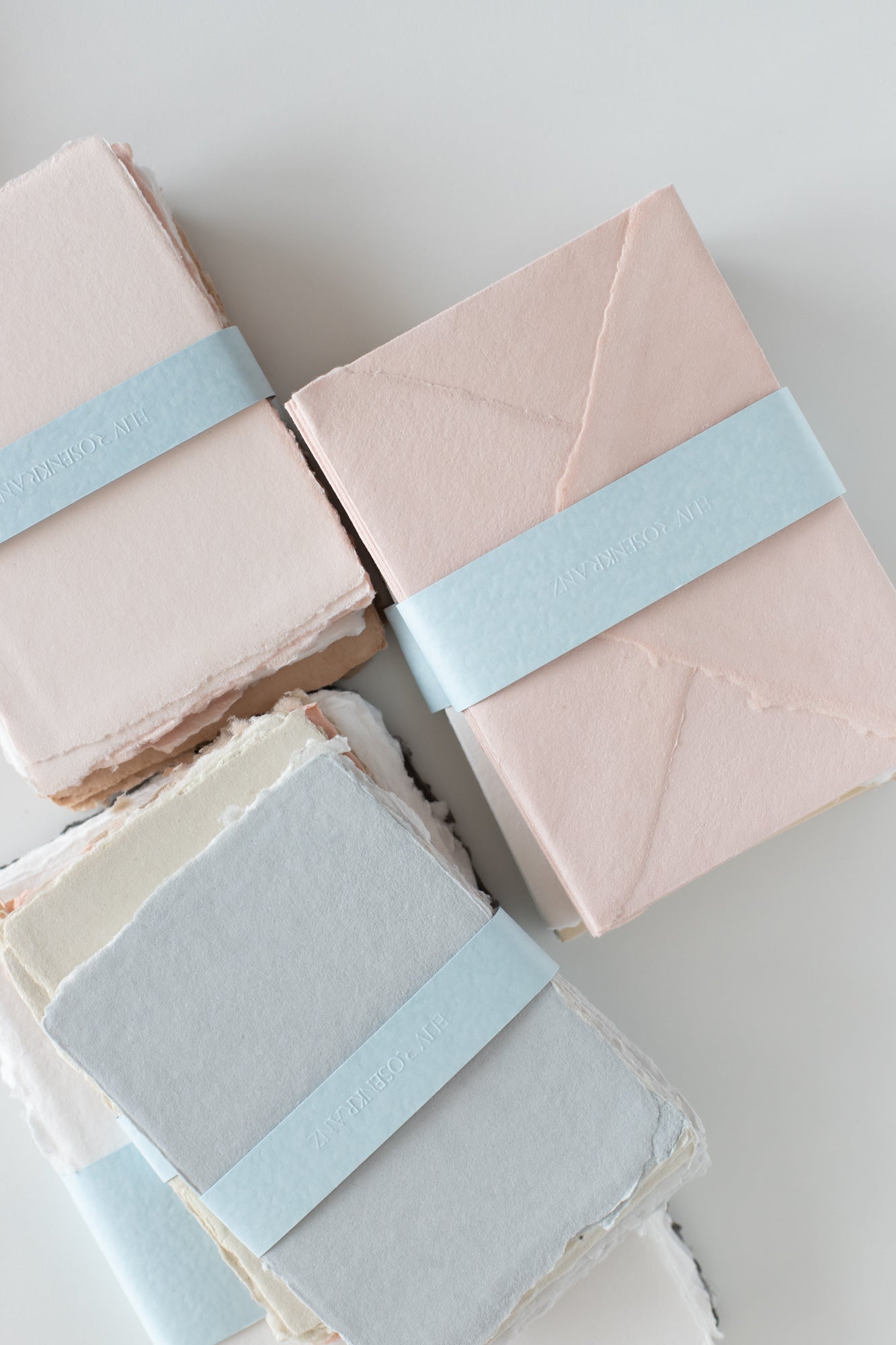 HANDMADE PAPER PRACTICE SHEETS AND ENVELOPES