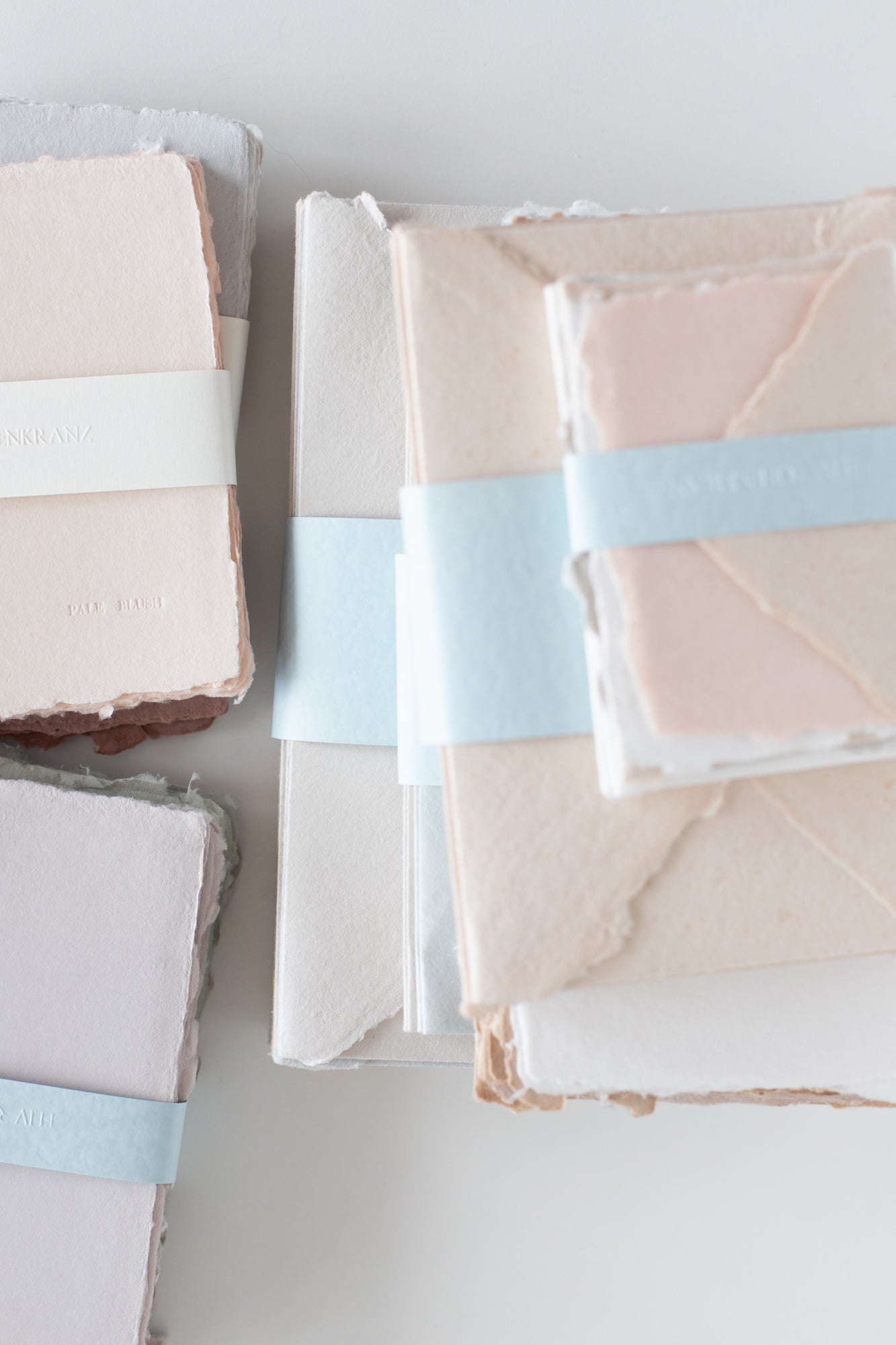 HANDMADE PAPER PRACTICE SHEETS AND ENVELOPES