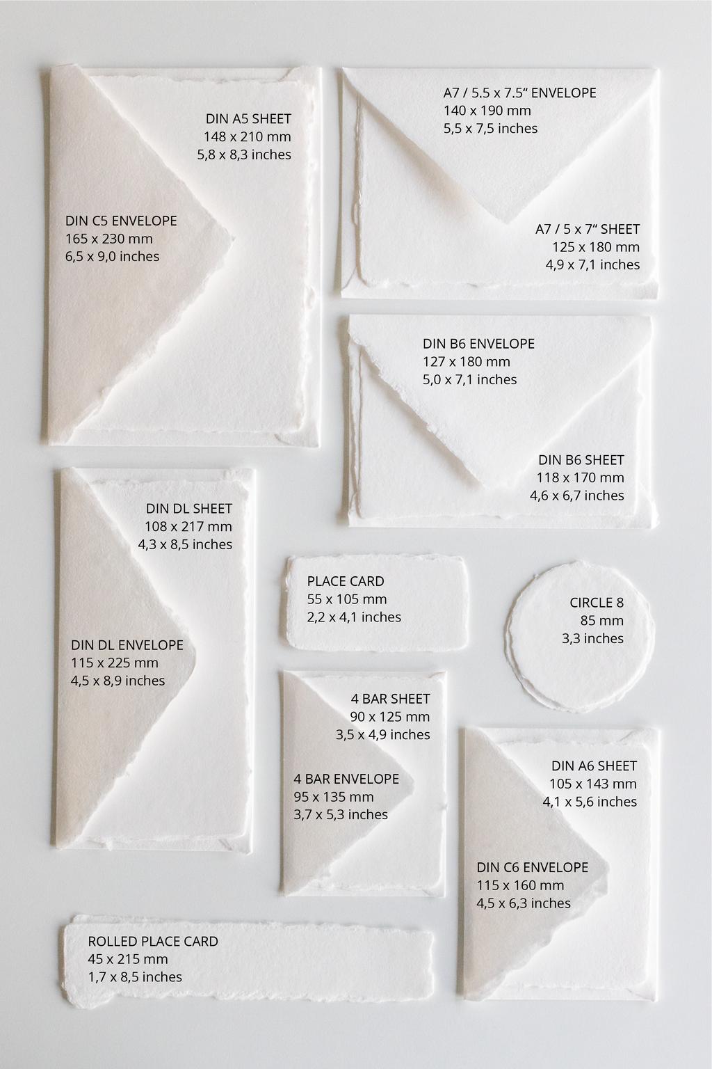 Clay DIN B6 Envelopes