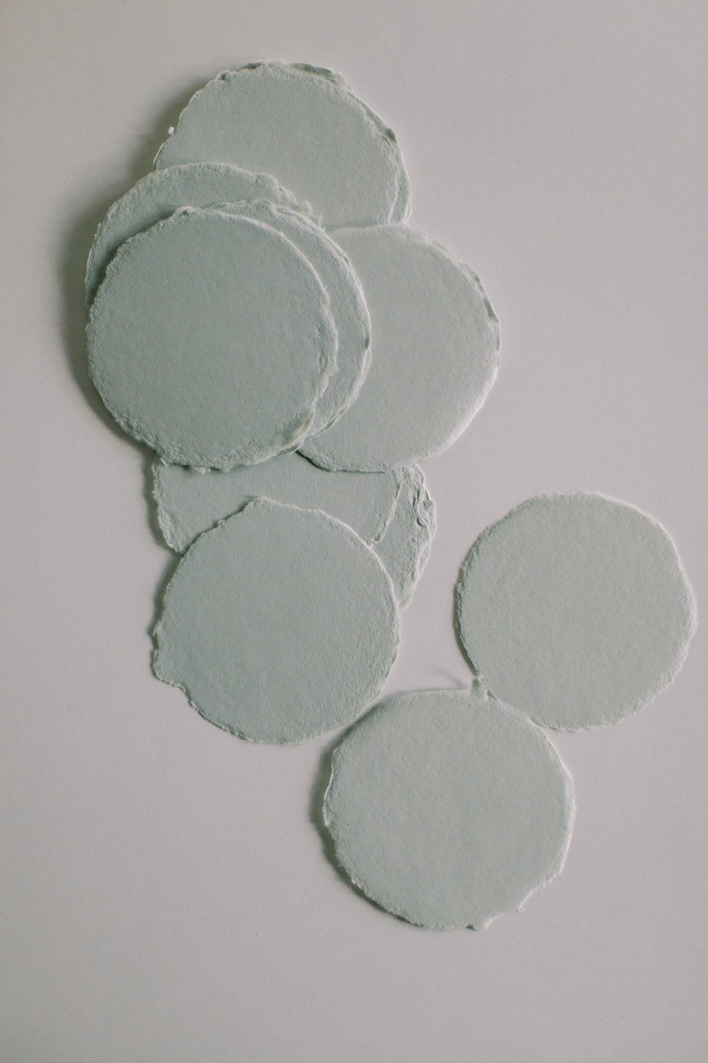 Sage Circle Sheets 8cm