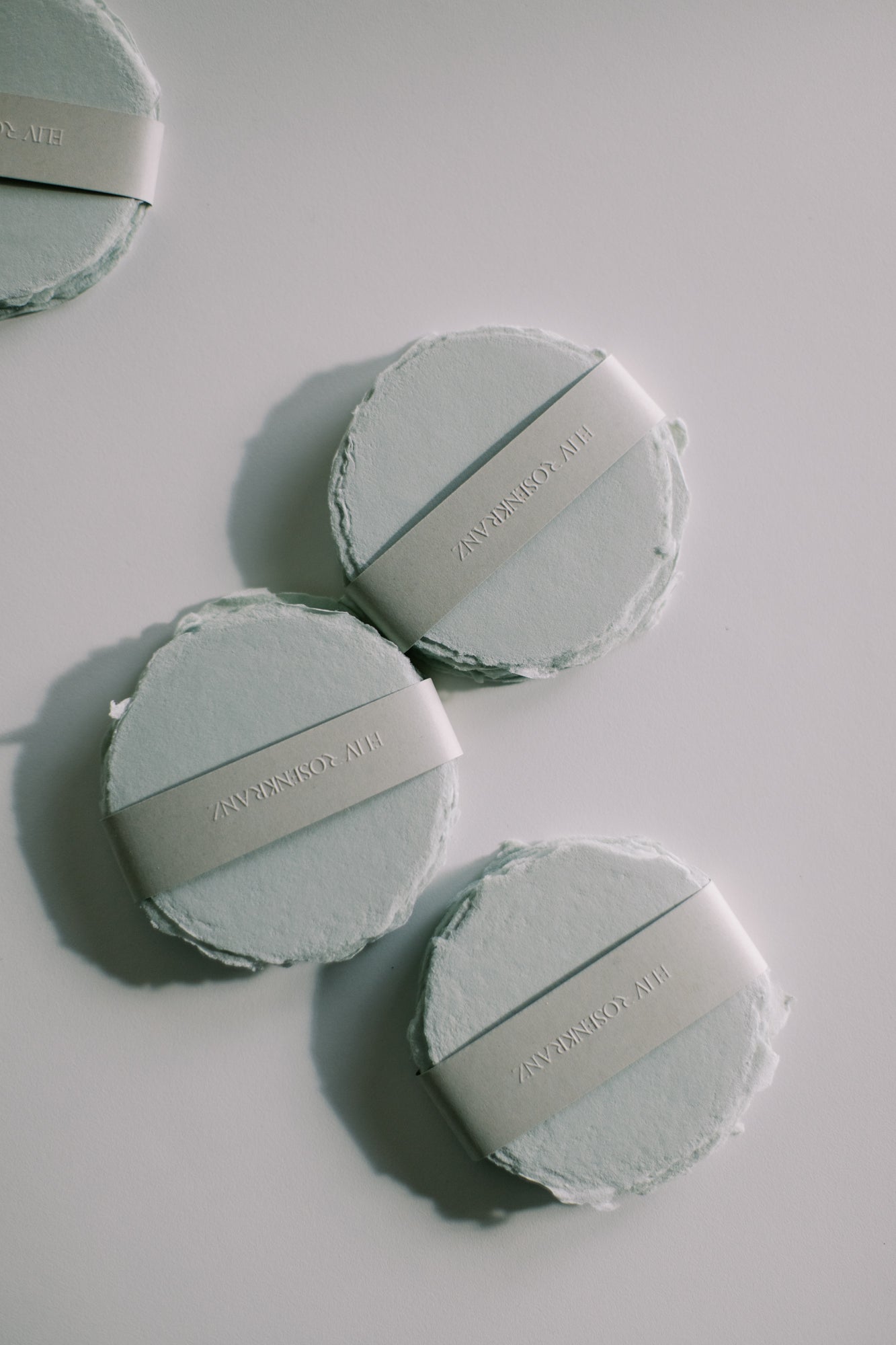 Sage Circle Sheets 8cm